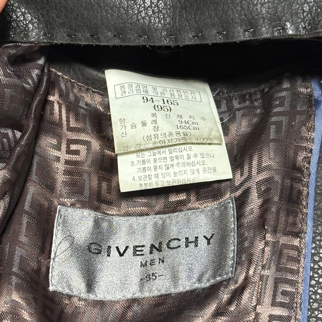 95 지방시 송아지가죽 블레이저 자켓 상품이미지5