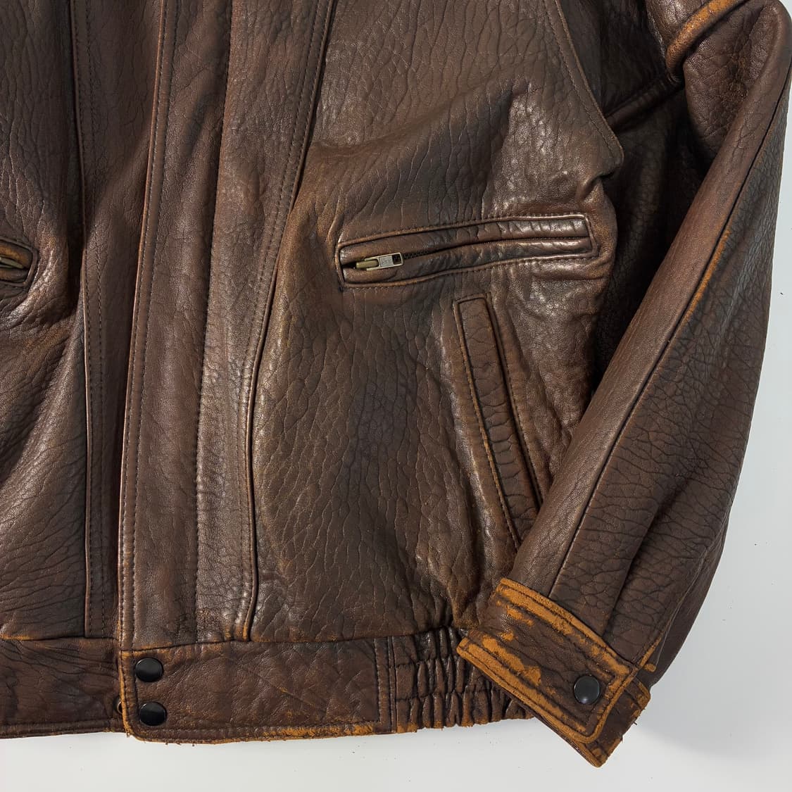 Lold anthony  램스킨 레더 가죽 자켓 상품이미지3