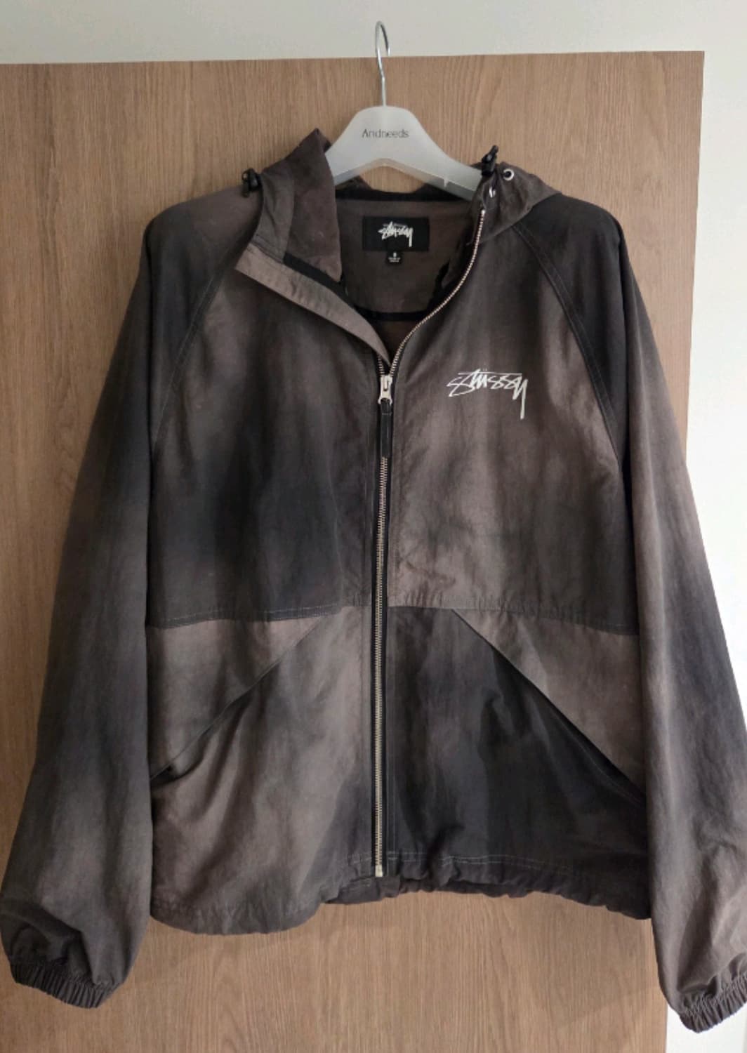 스투시 웨이브 다이 비치 쉘 자켓 블랙 S 상품이미지2