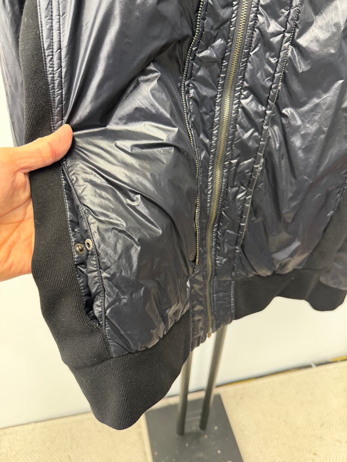 정품) 타임옴므 한섬 경량패딩 자켓 105 상품이미지4