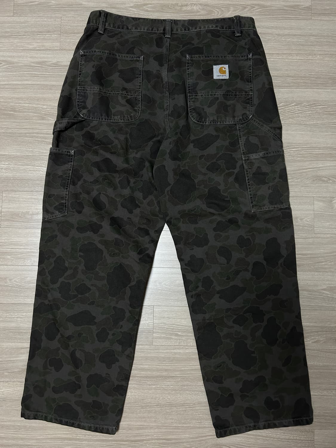 [L/라지] 칼하트WIP 덕 싱글니팬츠 카모 상품이미지1