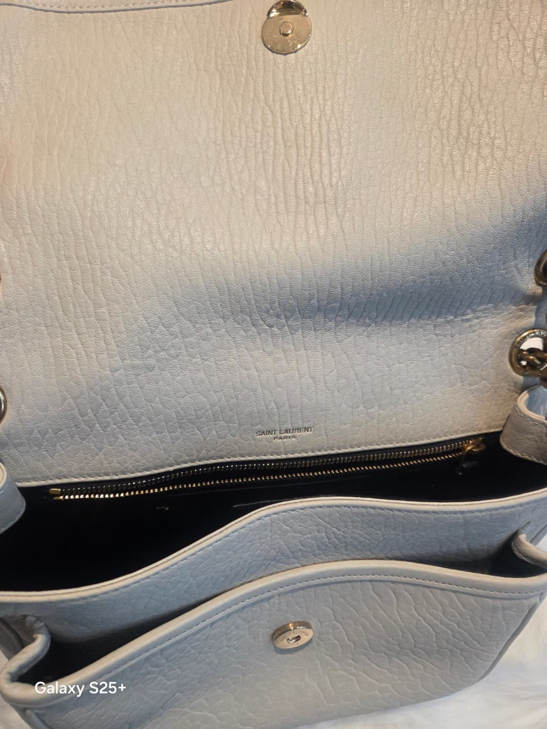 생로랑 아이보리 니키체인 숄더백 상품이미지5