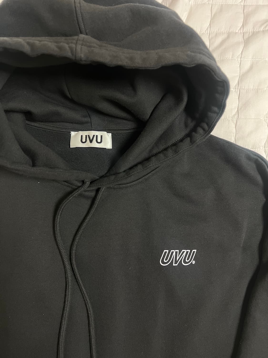 [XL] uvu x 글리슨짐 후드 블랙 상품이미지3