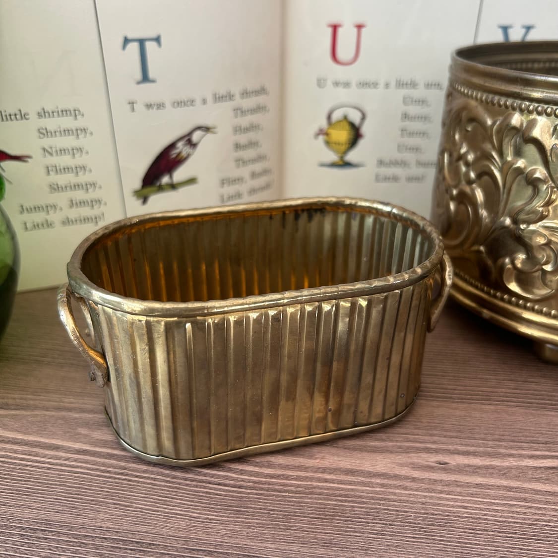 빈티지 앤틱 브라스 바스켓  상품이미지3