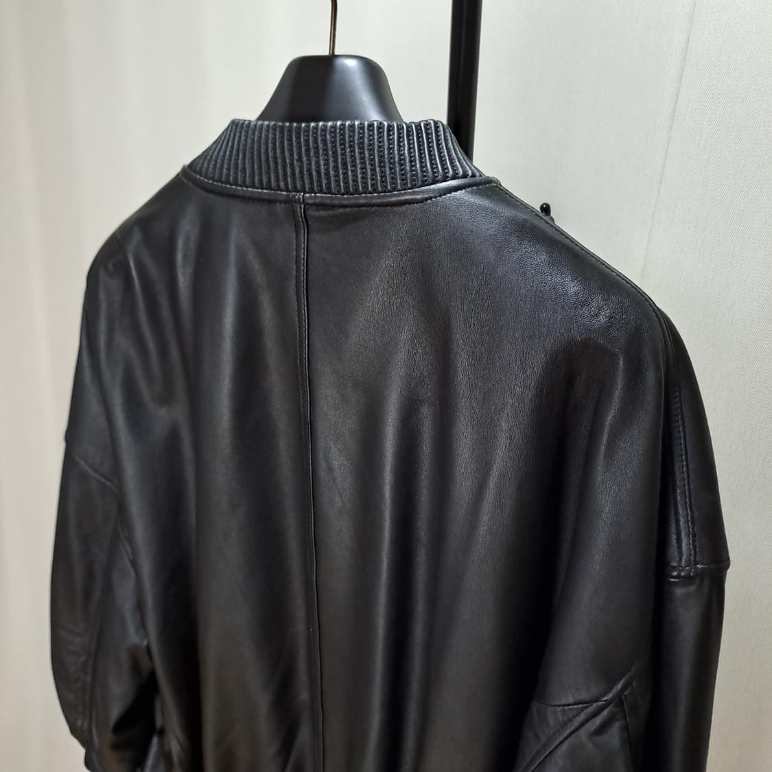  (택포) 에이징CCC 드롭숄더 MA-1 램스킨자켓 XXL B976 상품이미지6