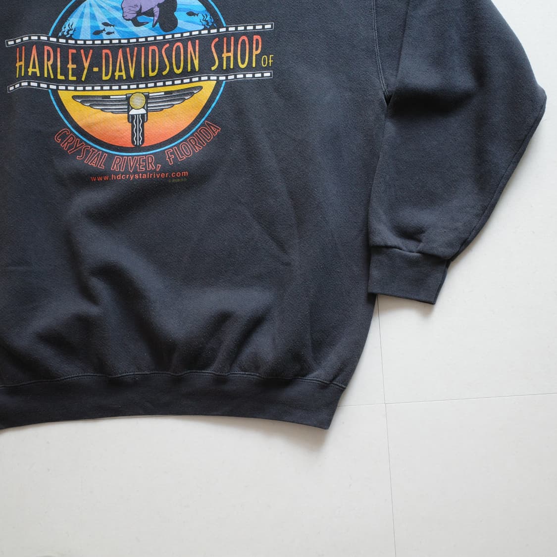 [Y2K] 할리데이비슨 플로리다 스웻셔츠 MADE IN USA (XL)  상품이미지9