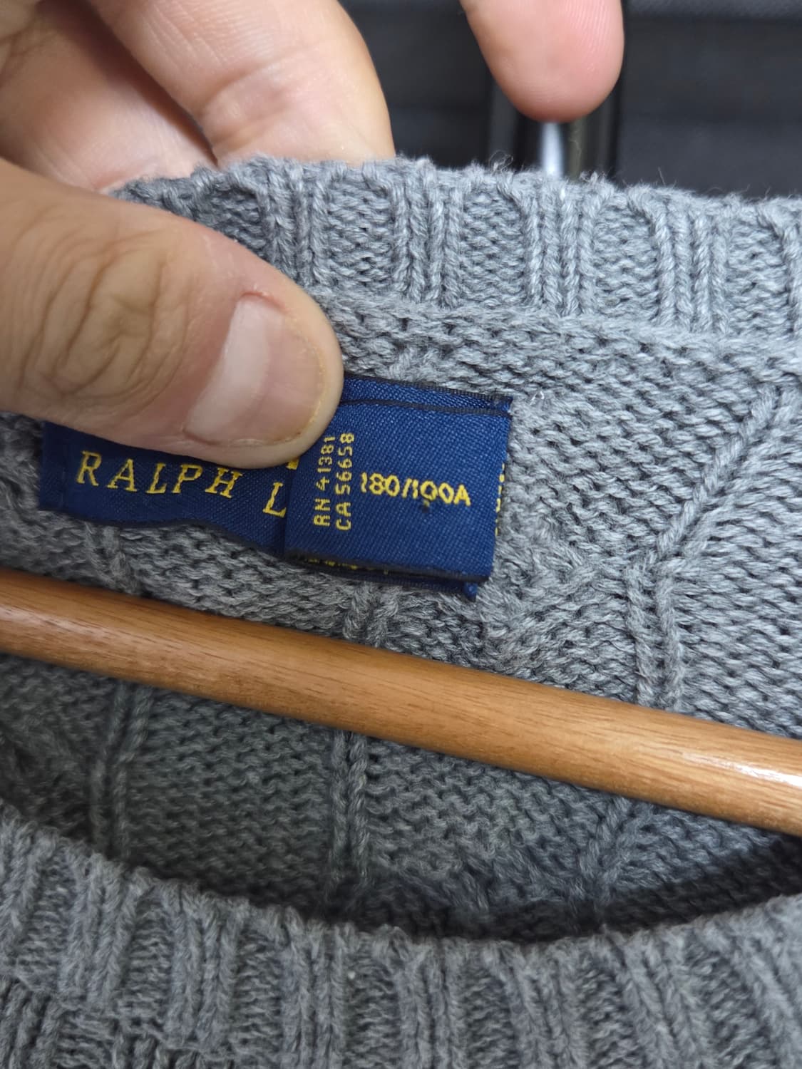 [폴로 랄프로렌] 코튼 케이블 니트 스웨터 | 00197 상품이미지4