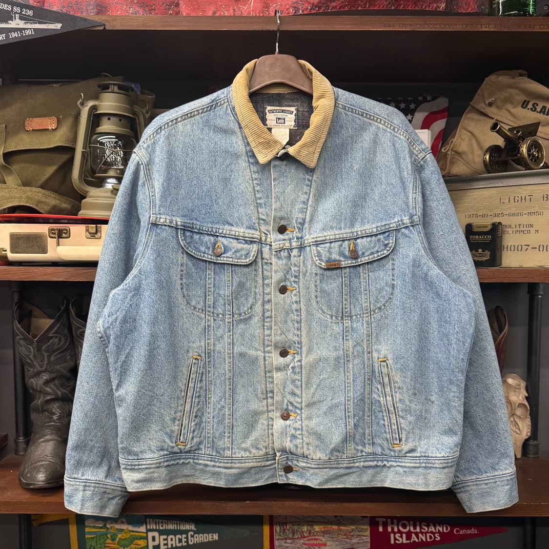 90s LEE 빈티지 리 101J 스톰 라이더 블랭킷 데님 자켓 N000 상품이미지1