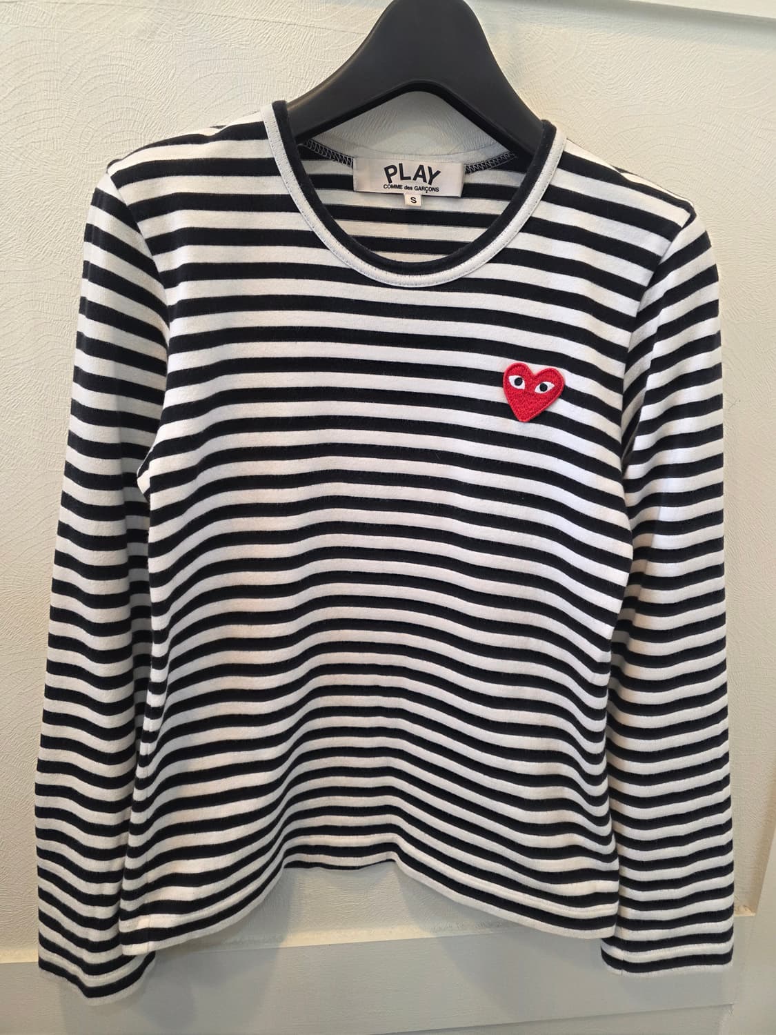 꼼데가르송 플레이 스트라이프 티셔츠 S 상품이미지2