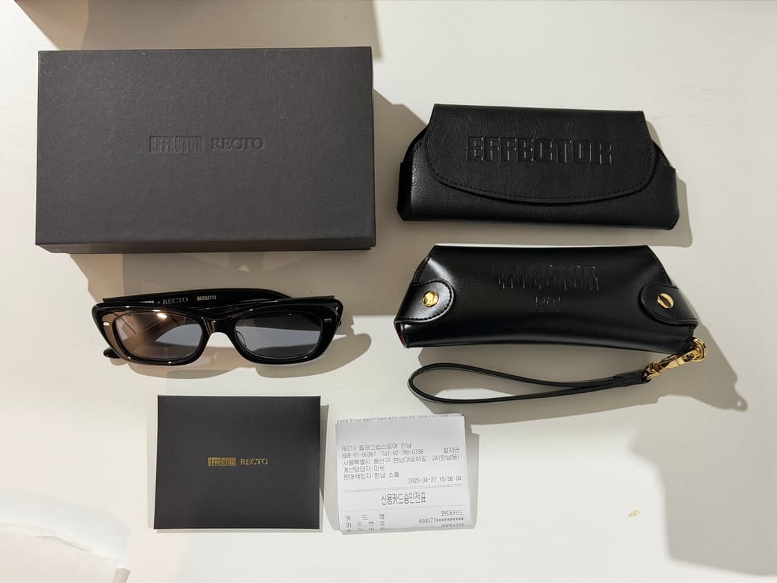 렉토 이펙터 BESSETTE (BLACK/DARK GREY) 팝니다 상품이미지7