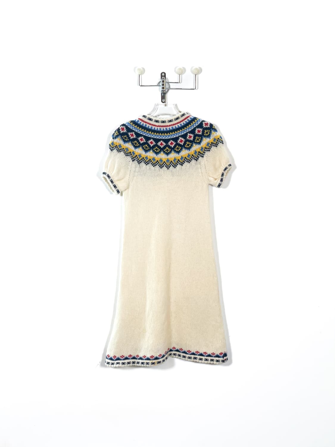  빔즈 보이 노르딕 패턴 니트 울 원피스 상품이미지5