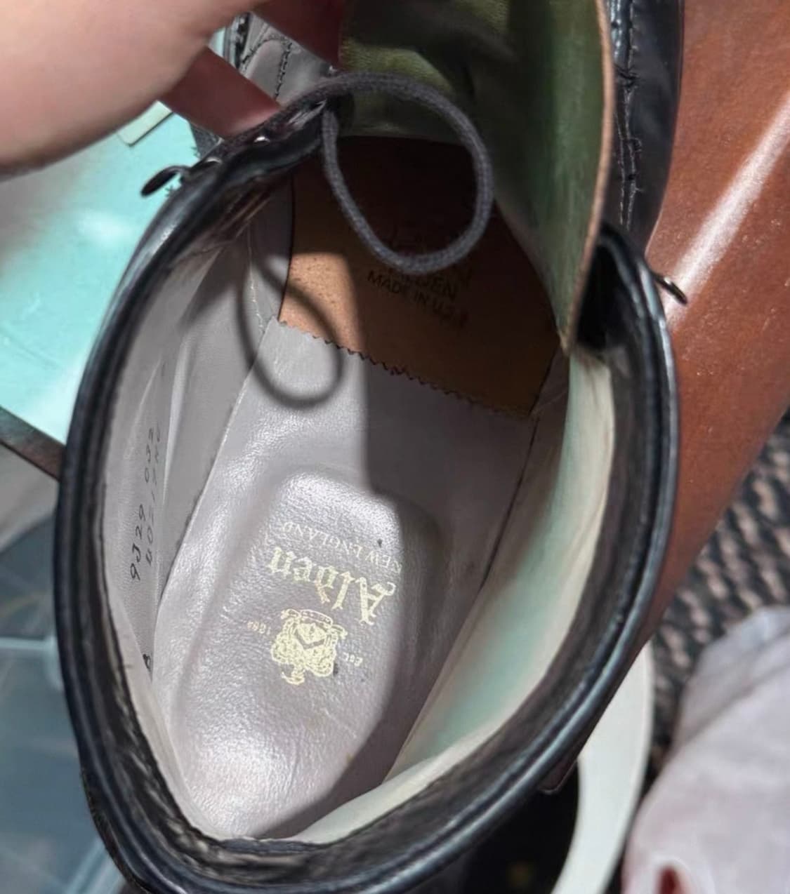 알든 탱커부츠 코도반 블랙 8.5d 상품이미지6