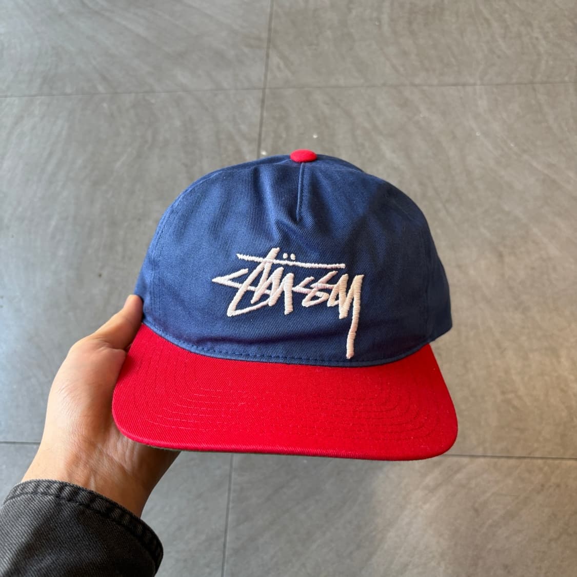 스투시 빅 스탁 네이비 캡 모자 상품이미지2