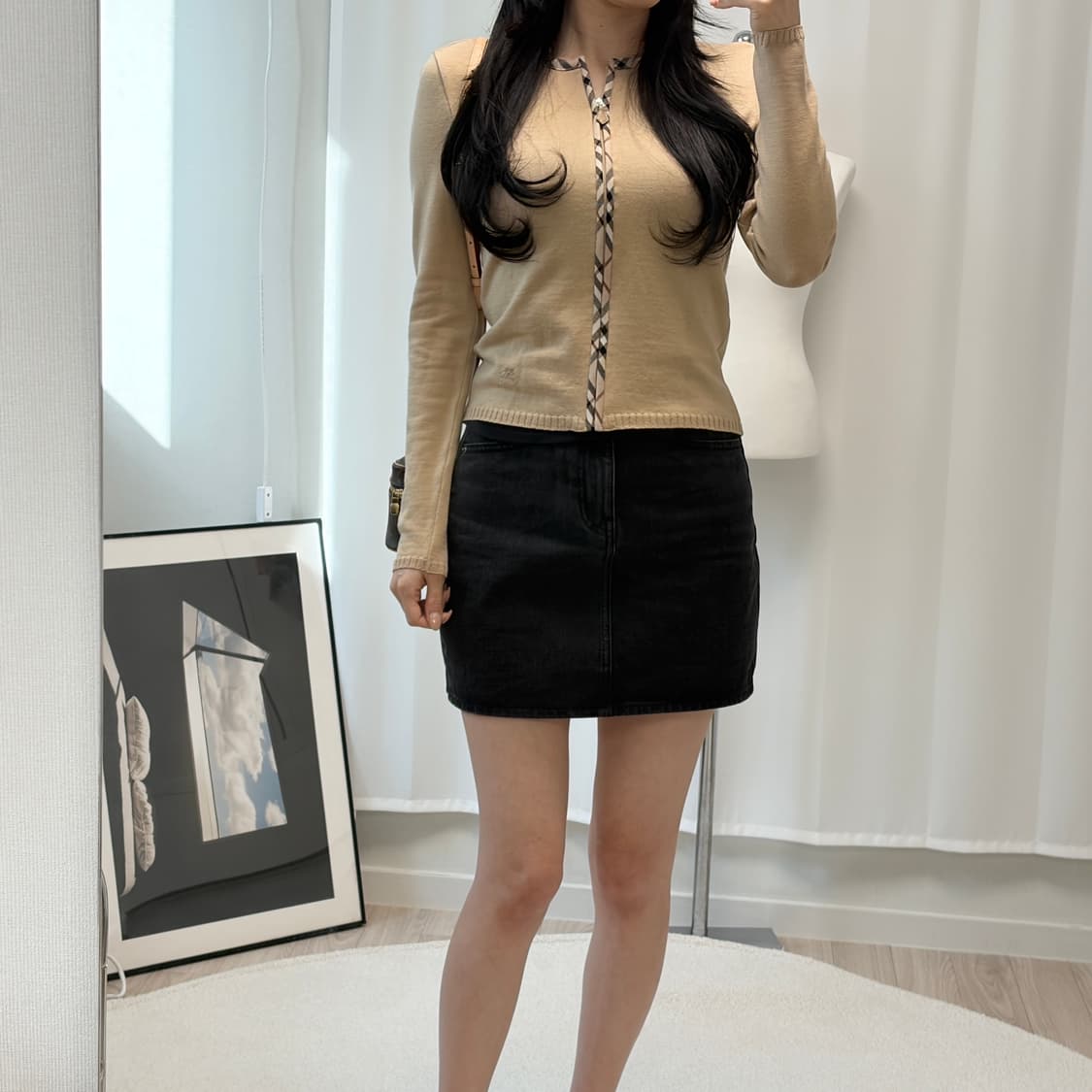 버버리 런던 니트 집업 가디건 상품이미지9