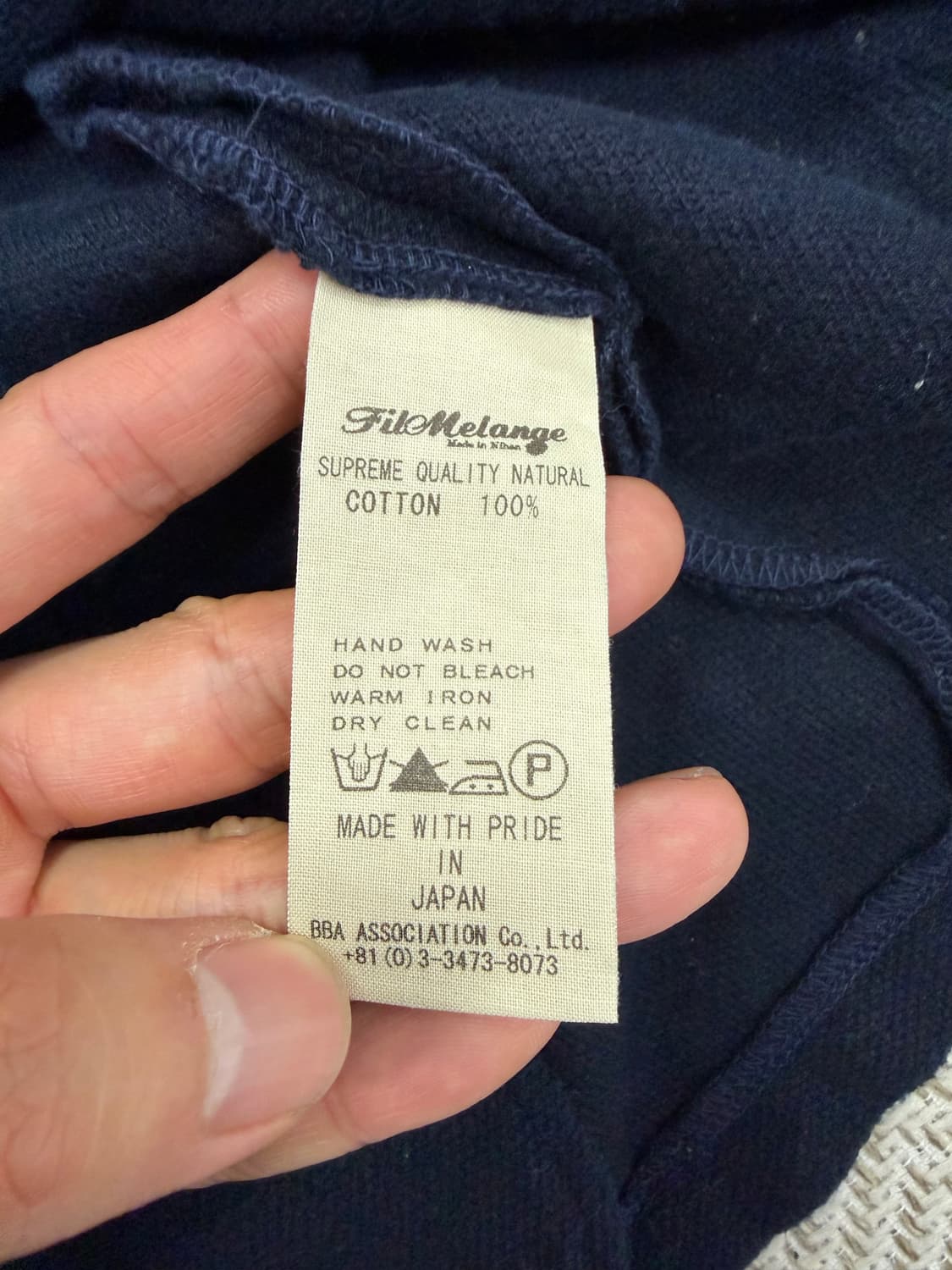 정품) filmelange 필멜란지 네이비 가디건 자켓 XL 상품이미지7