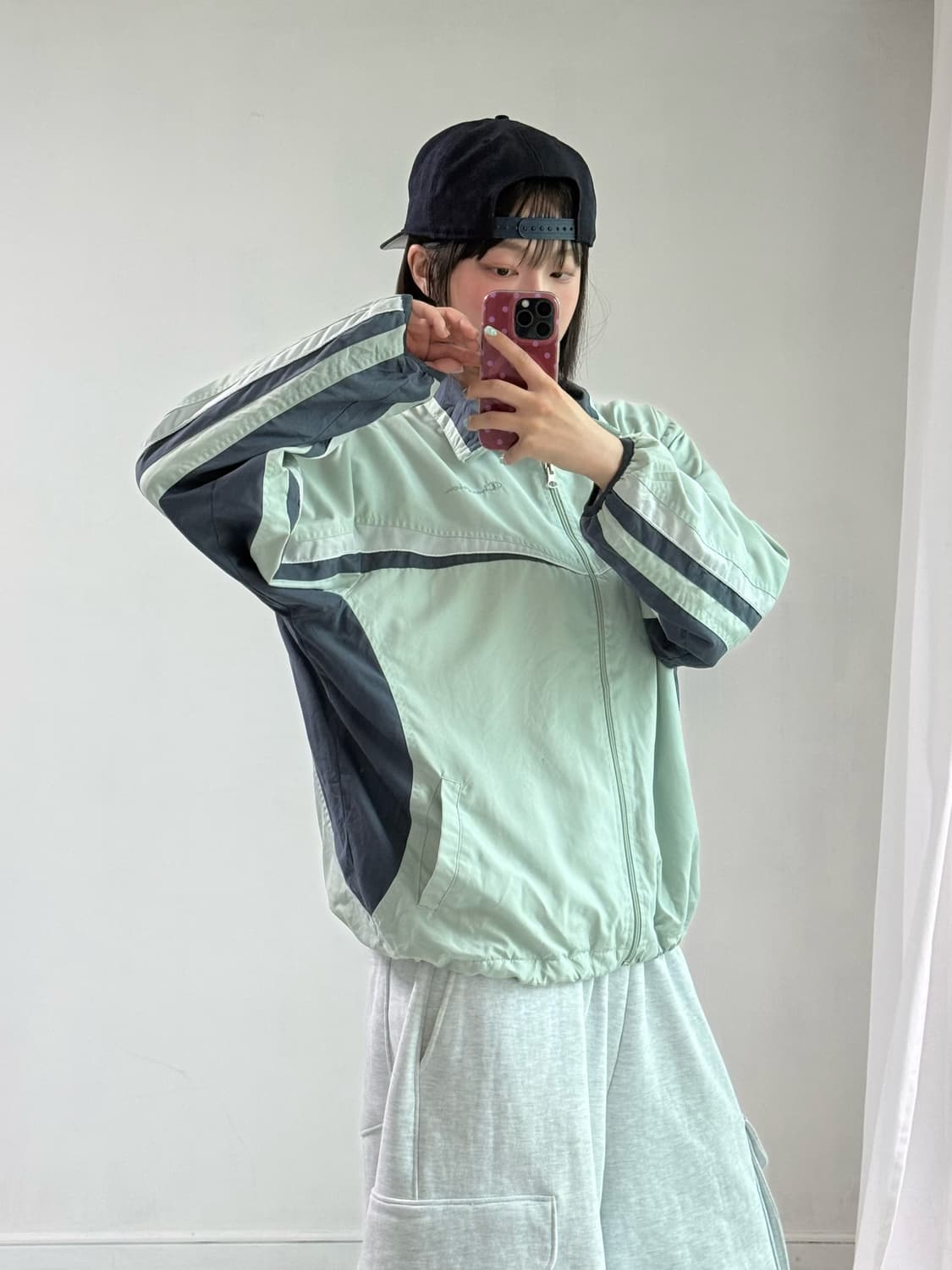 챔피온 피스타치오 바람막이 상품이미지2