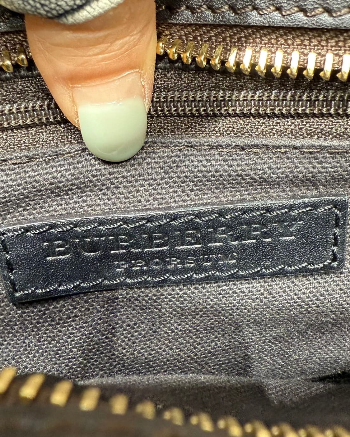 버버리 브라운 하우스 체크 숄더백  상품이미지9