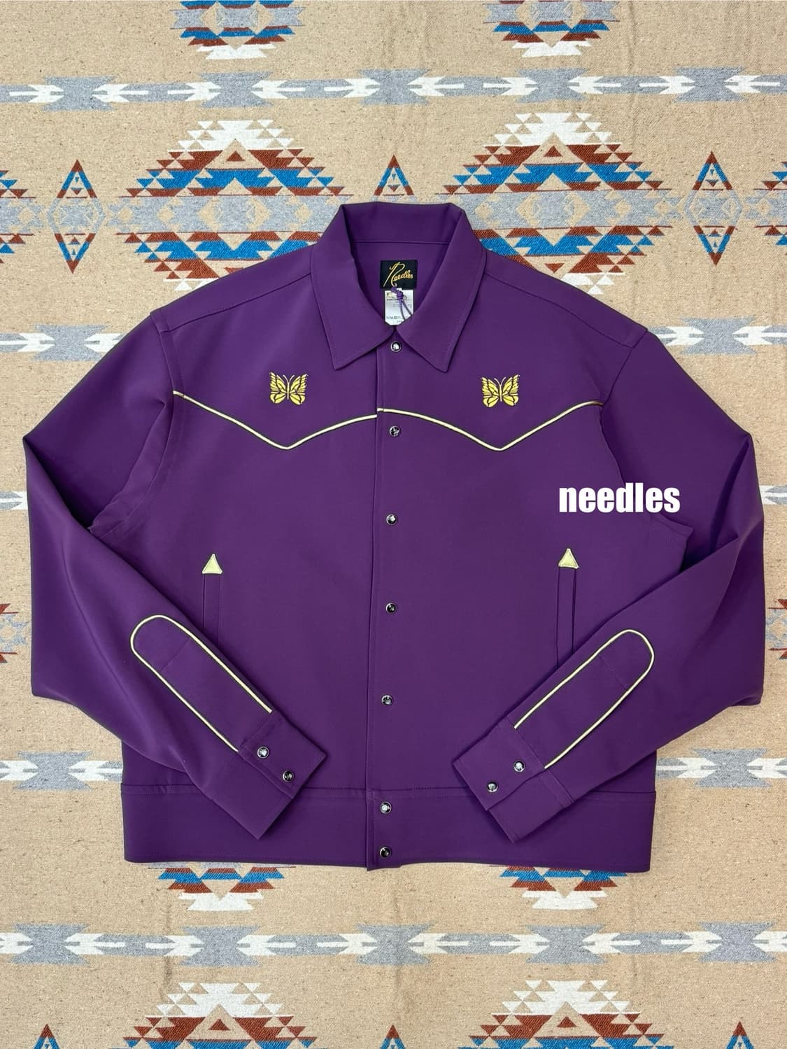 [M] 니들스 파이핑 카우보이 자켓 퍼플 25FW  상품이미지1