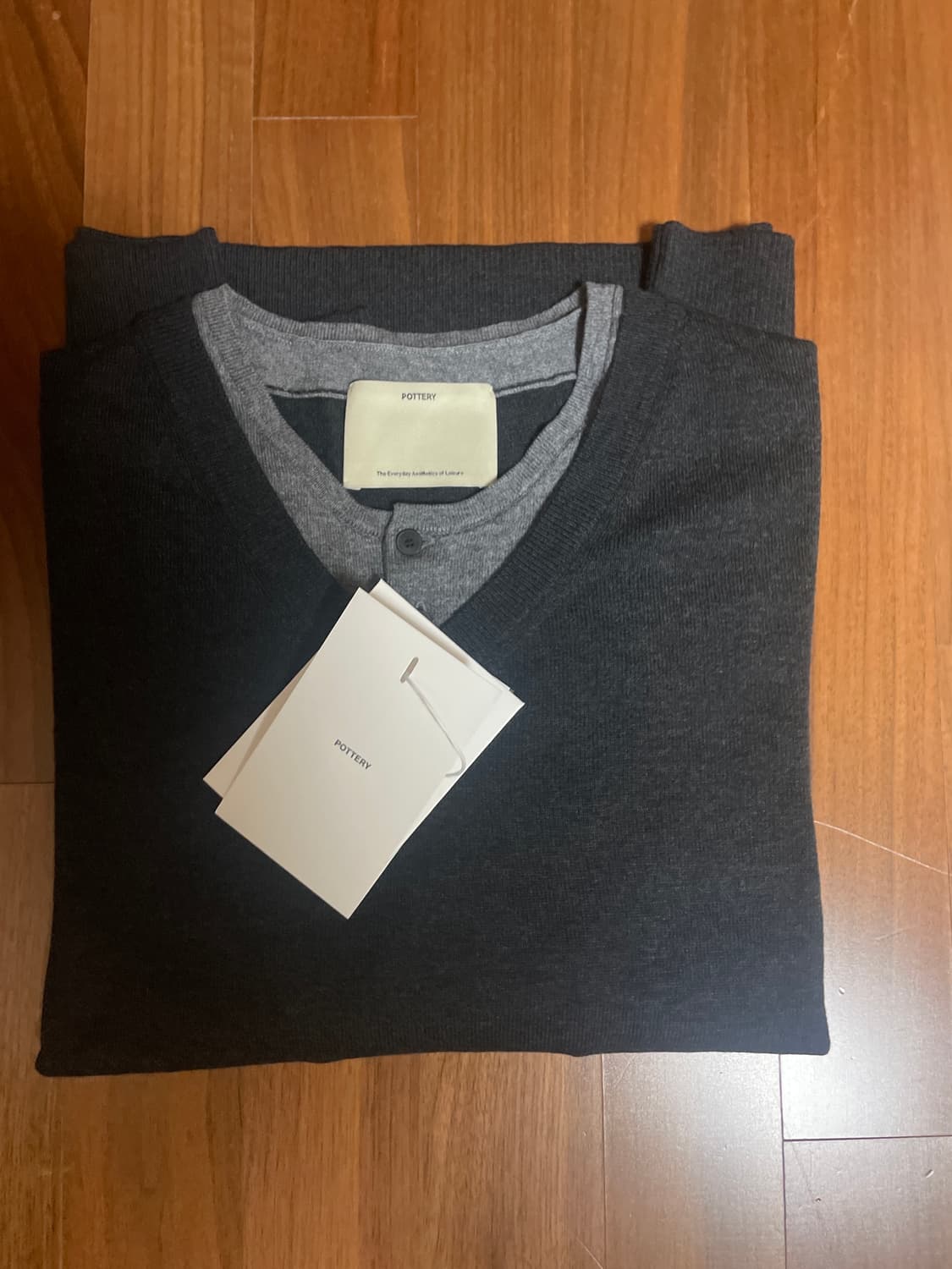 포터리 레이어드 니트 상품이미지3