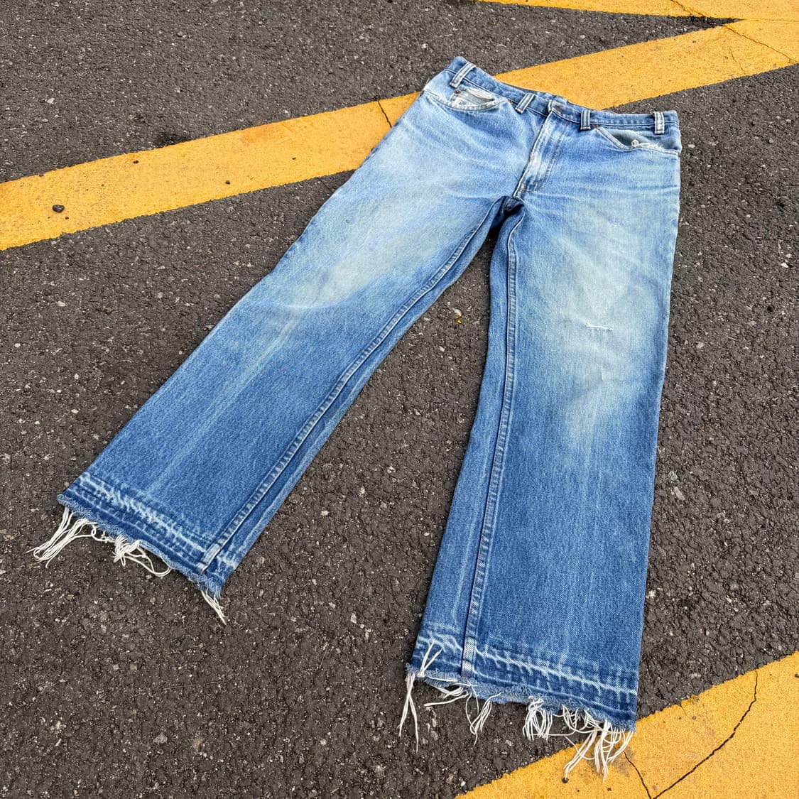 80s-90s 빈티지 리바이스 517 오렌지탭 부츠컷 상품이미지3