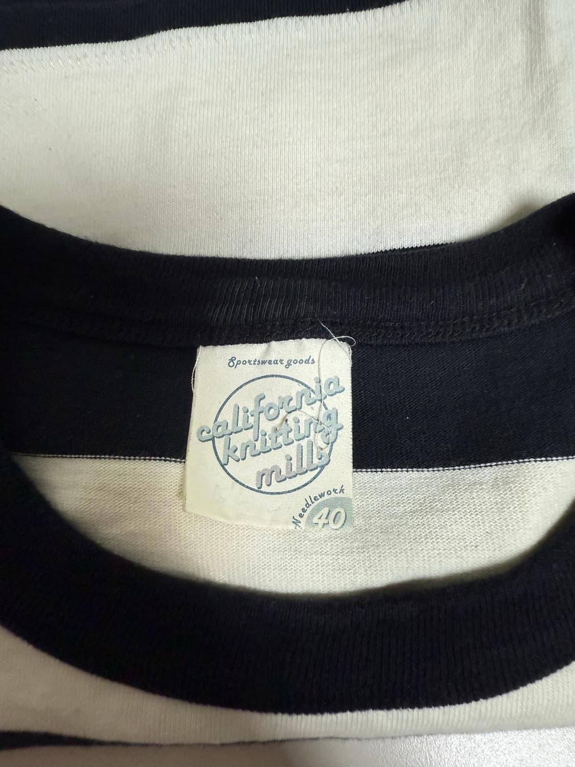 California Knitting Mills 보더티셔츠 상품이미지6