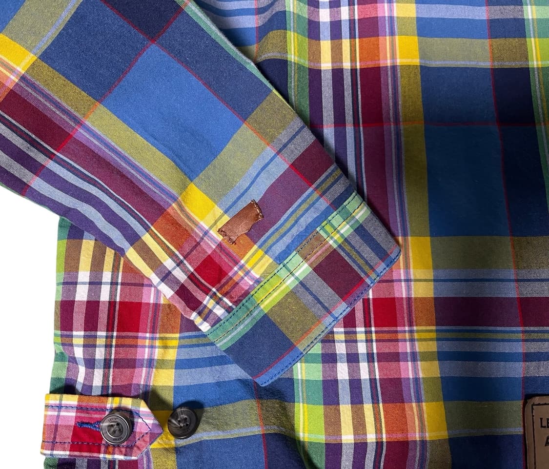 리바이스 마드라스 체크 헤링턴 자켓 M 상품이미지6