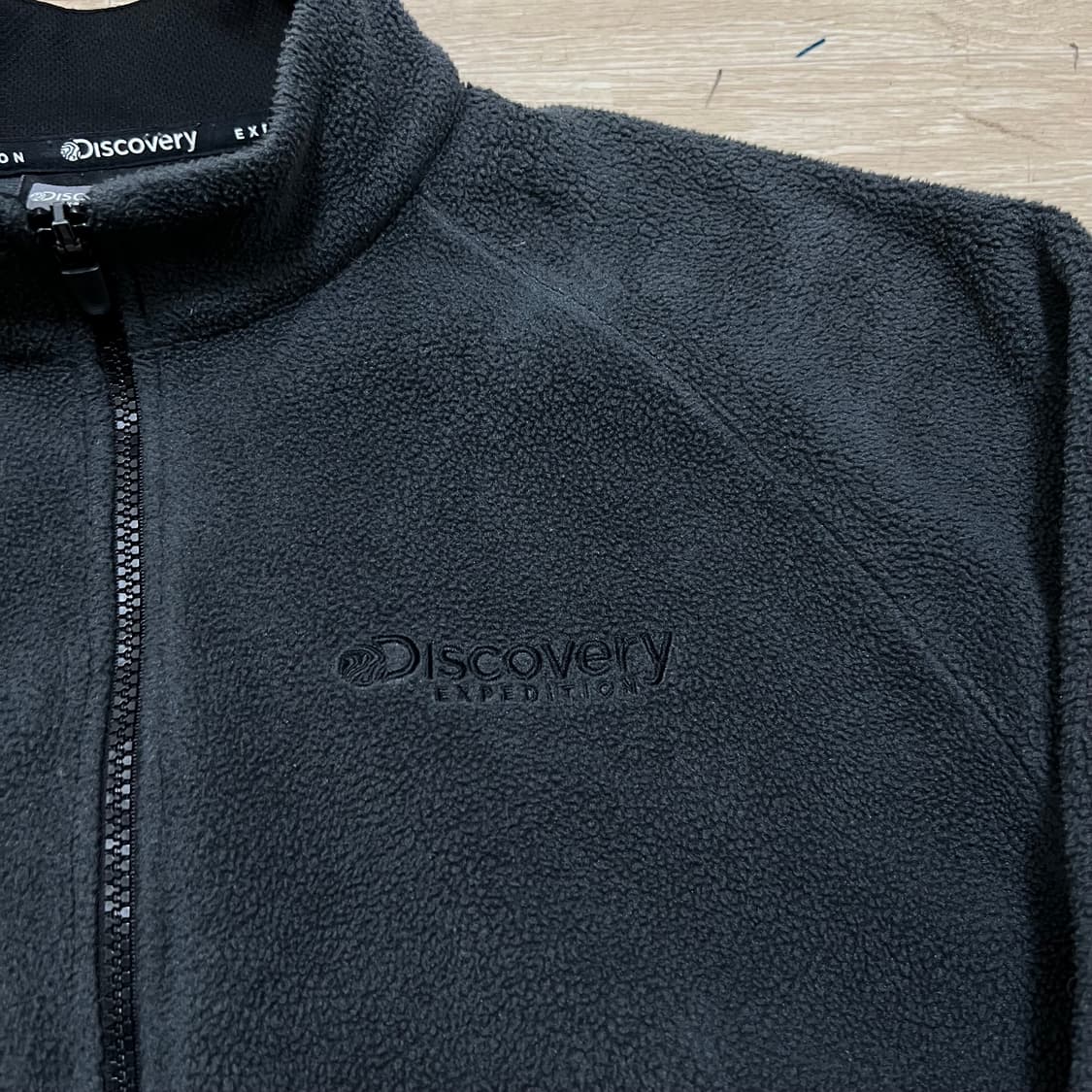 디스커버리 뽀글이 후리스 플리스 반집업자켓 [차콜] L/100 상품이미지4
