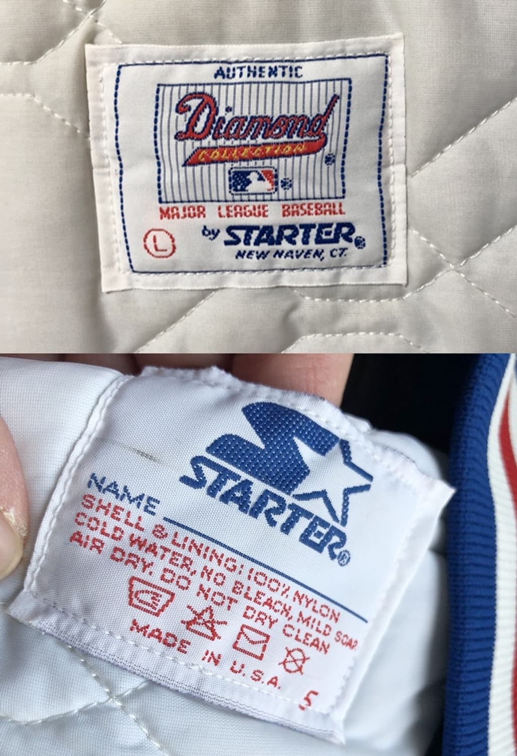 MLB 스타터 90's 시카고컵스 올드 어센틱 새틴자켓 L 상품이미지4