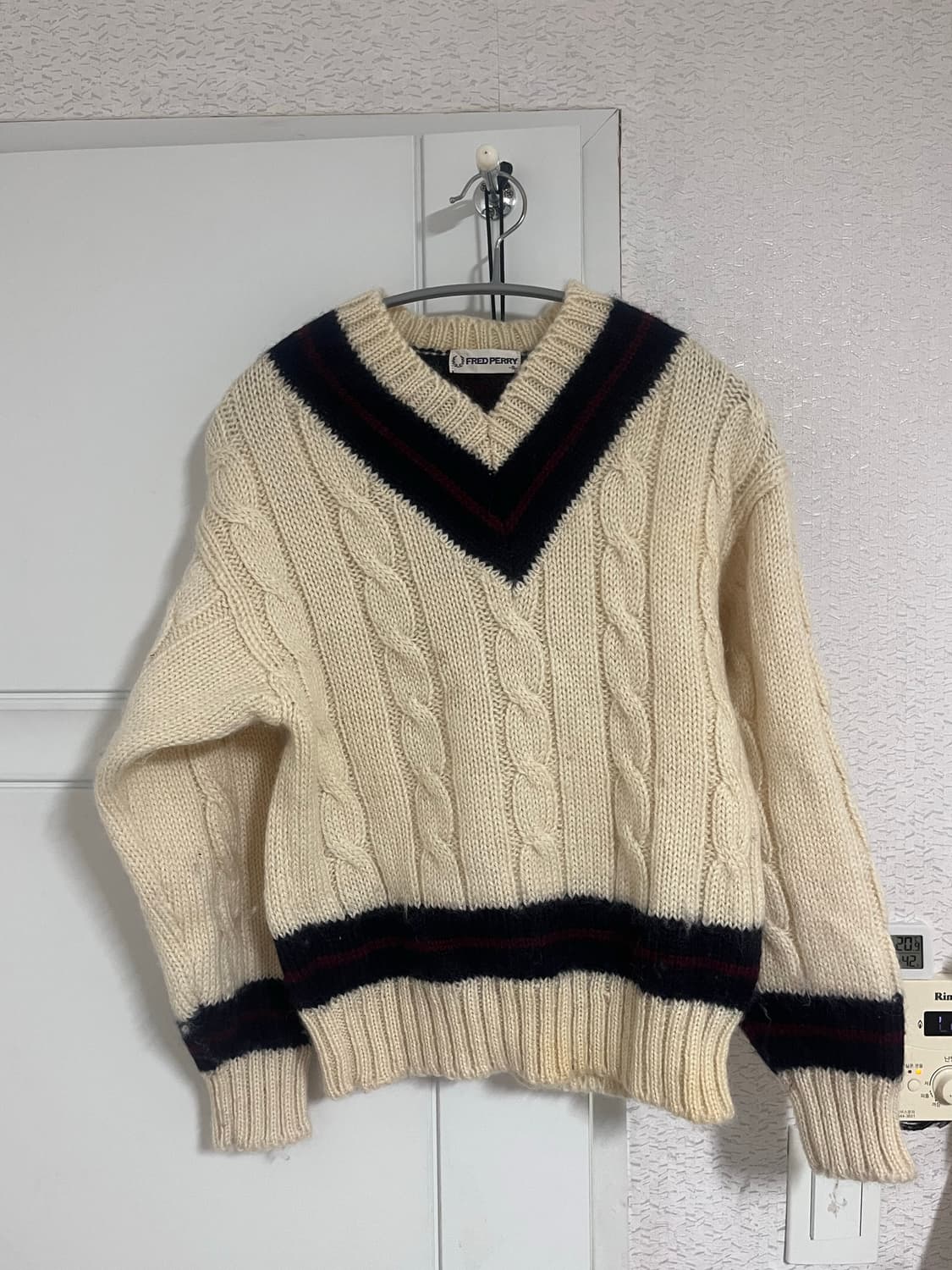 프레드페리 빈티지 니트 상품이미지1