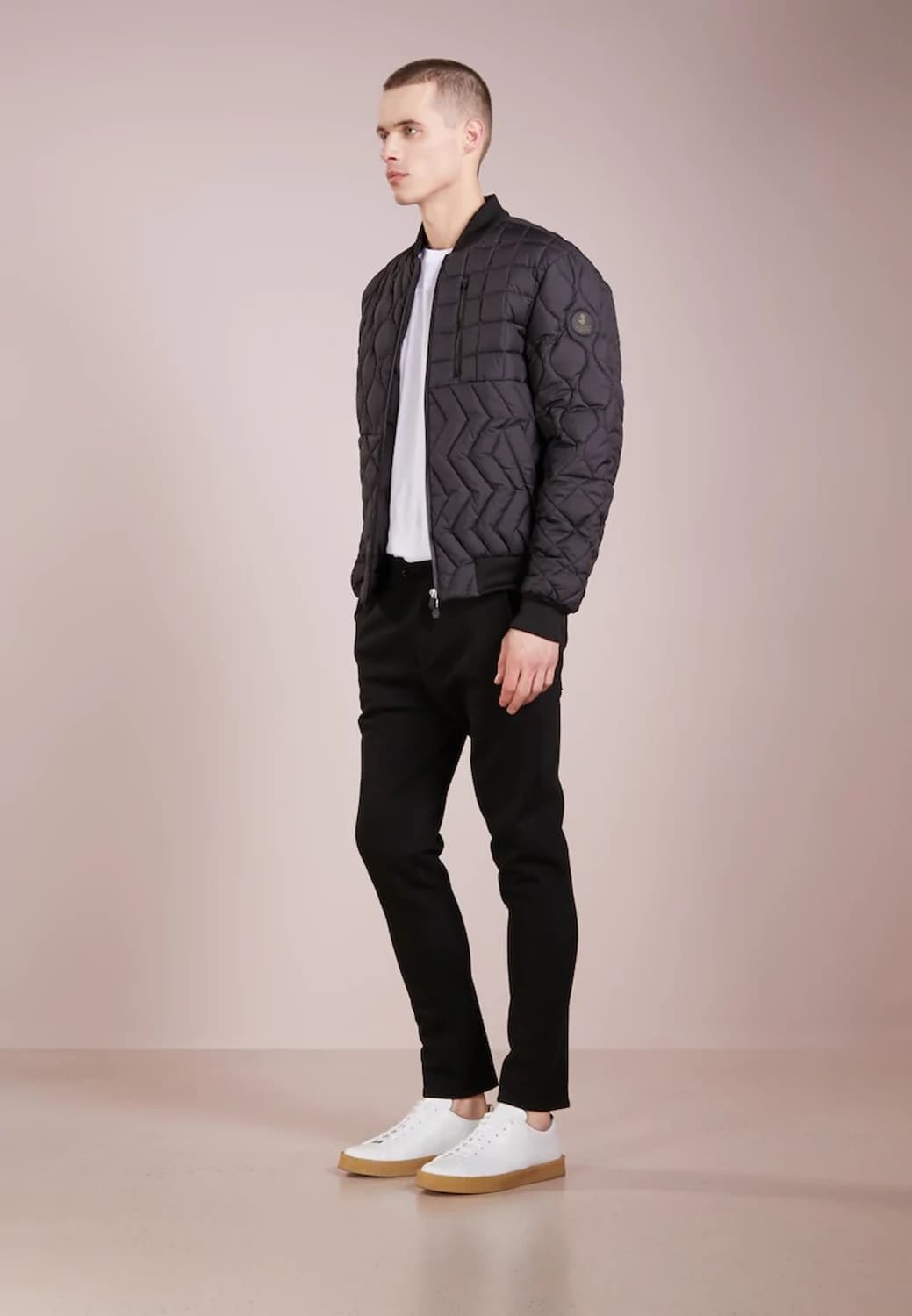 세이브더덕 x 크리스토퍼 래번 퀼팅 봄버 m 상품이미지5