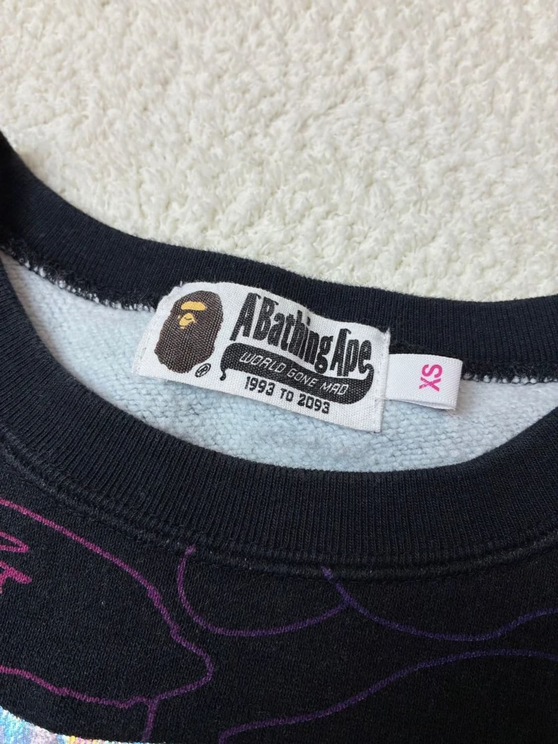 베이프 16FW 펜슬카모 사루 로고 맨투맨 PN5727    상품이미지8