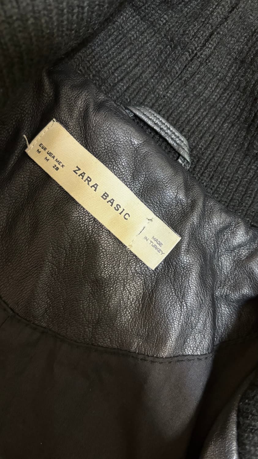 자라베이직 가죽자켓 상품이미지5