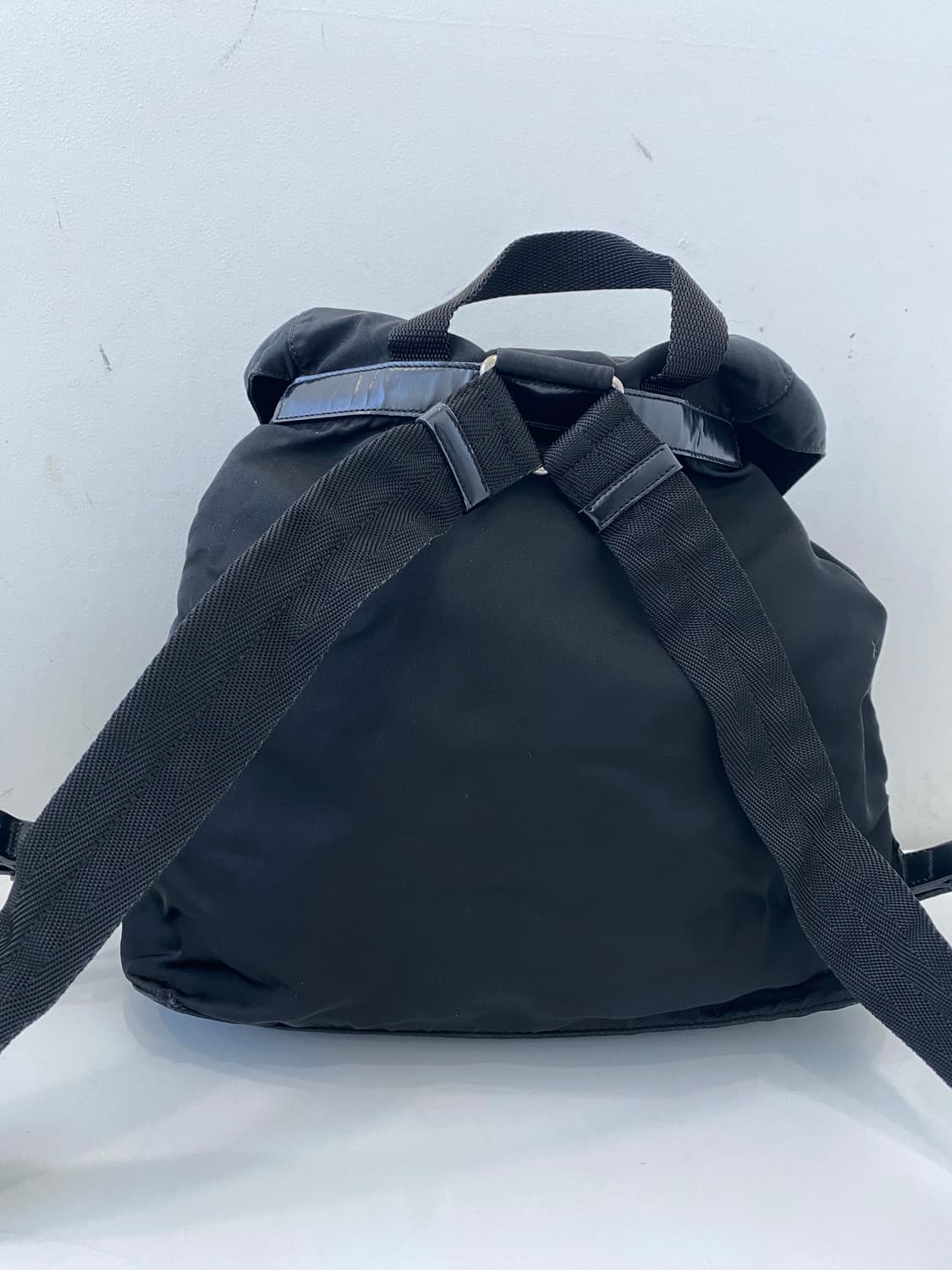 프라다 테수토 나일론 투포켓 블랙 백팩 상품이미지3