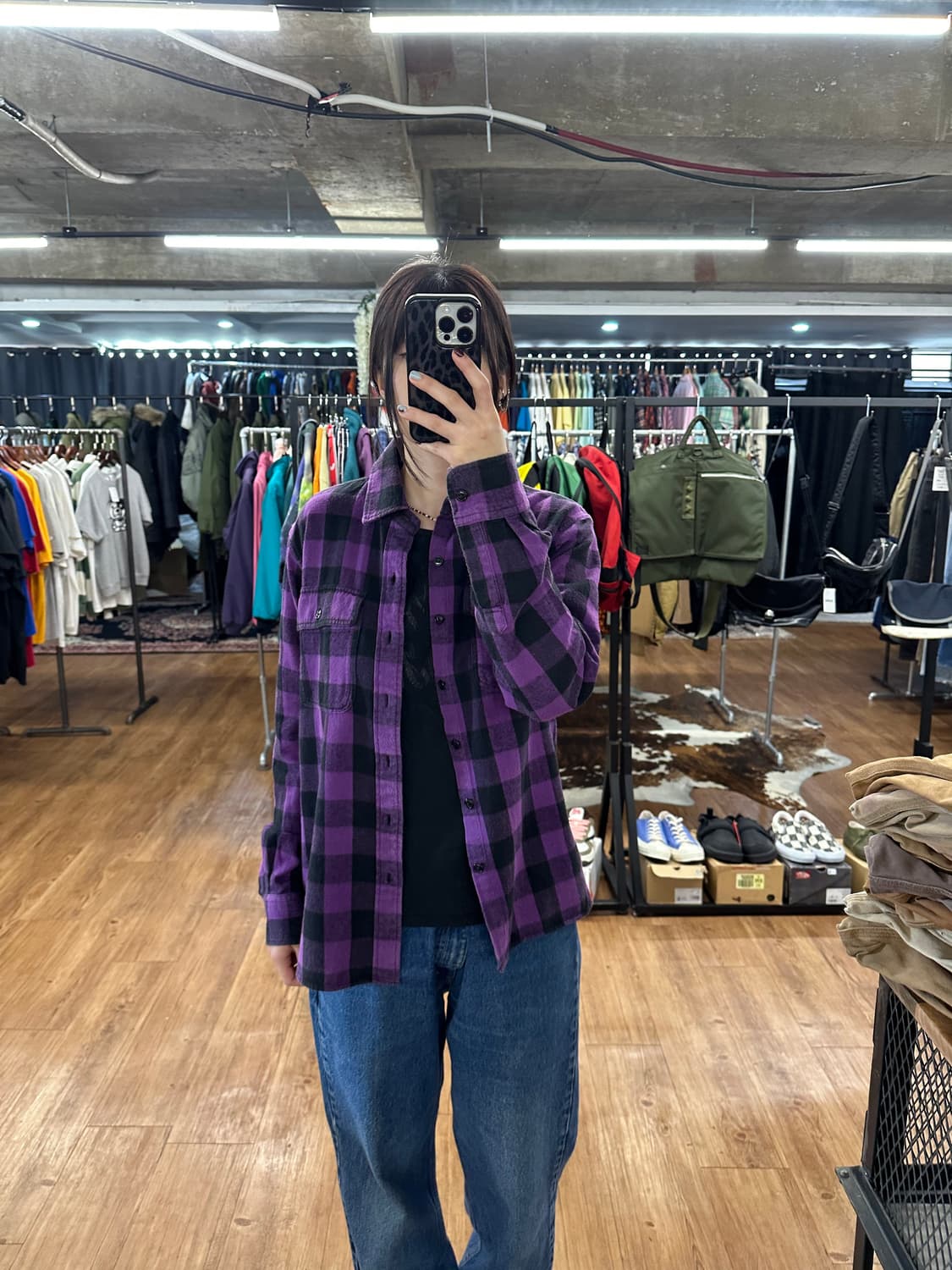 베이프 파이렛츠 플란넬 체크셔츠 상품이미지2