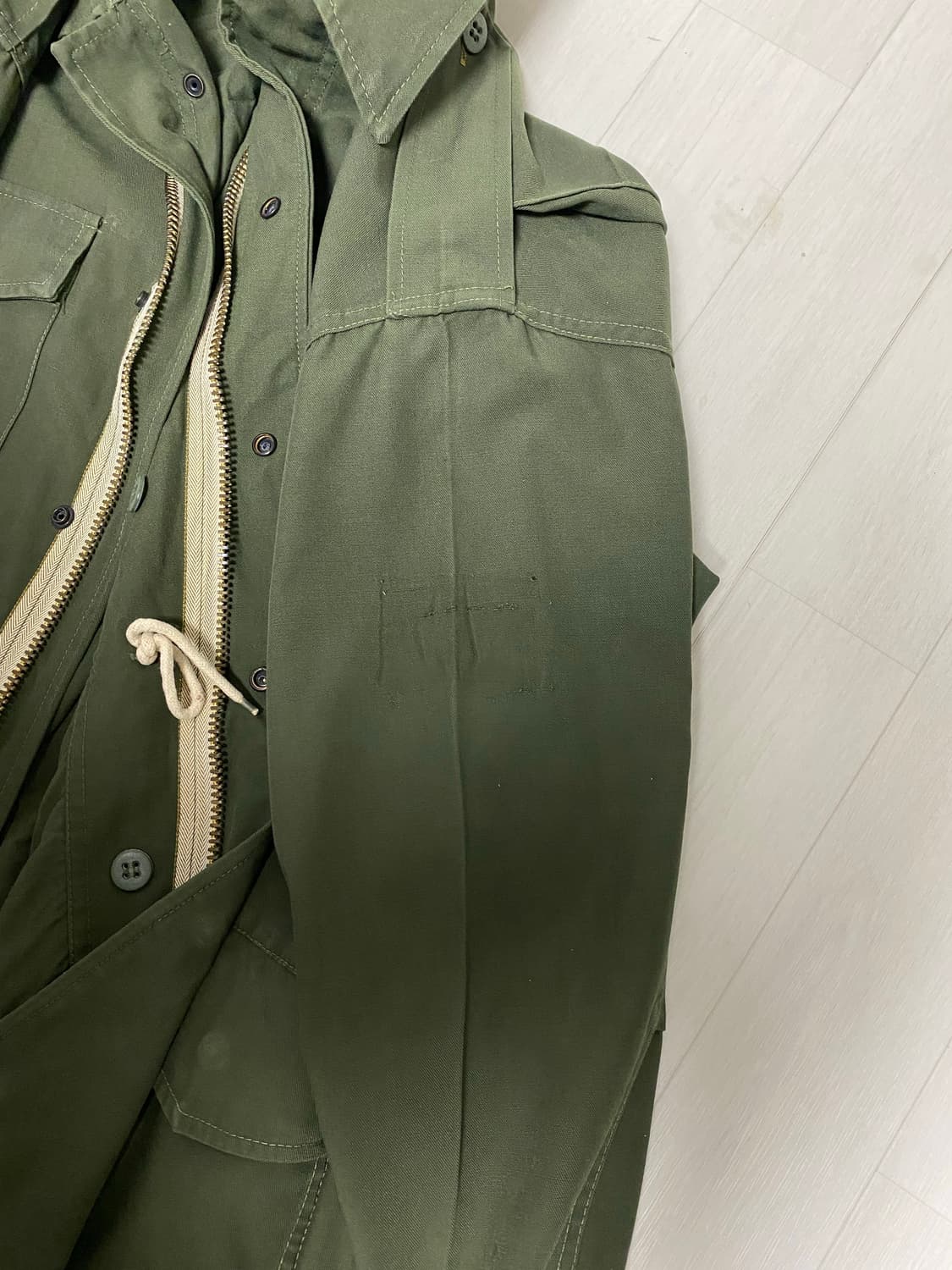 1990s 한국군 m65 자켓 (size L) 상품이미지8