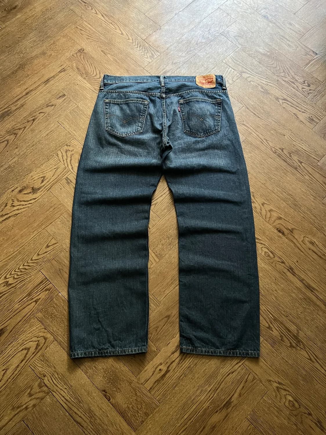 [36]리바이스 569 와이드핏 빈티지 워싱 데님 팬츠 상품이미지1