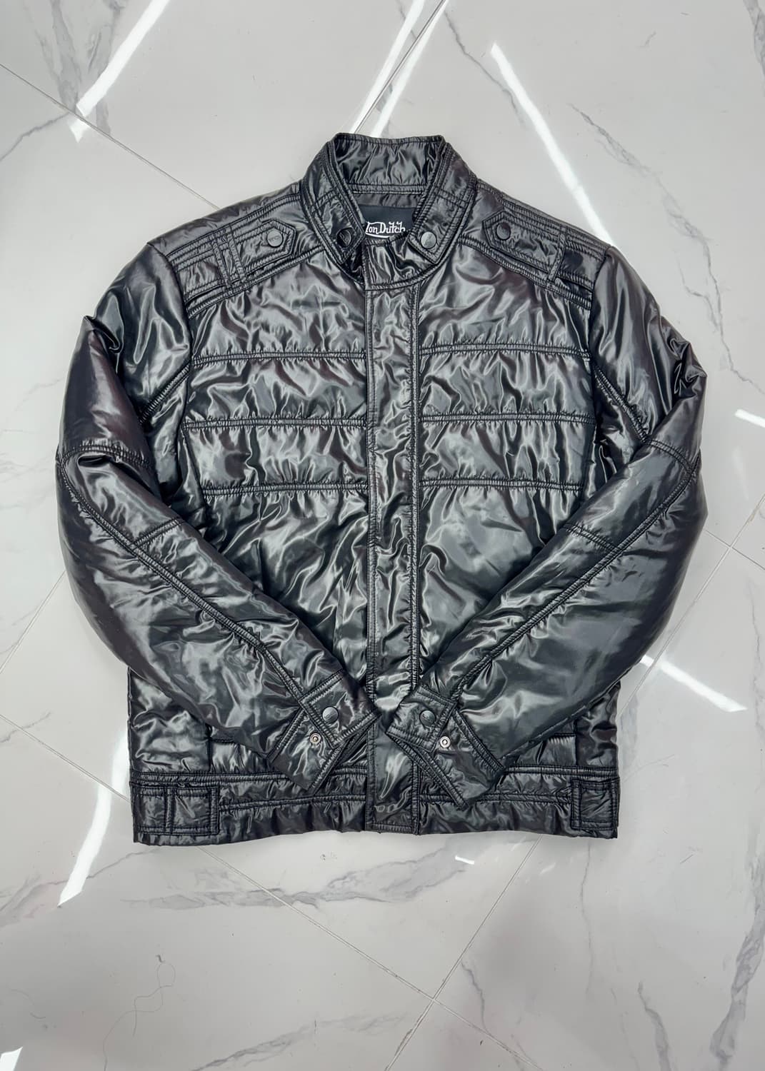 •Von Dutch 본더치 패딩 자켓 블랙 상품이미지1