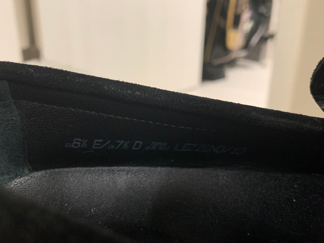 발리 드라이빙 슈즈 스웨이드 블랙 255-260사이즈 상품이미지5