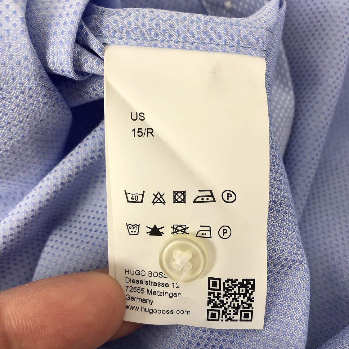 휴고보스 BOSS 하늘색 드레스 셔츠 남성15 (95) 상품이미지8