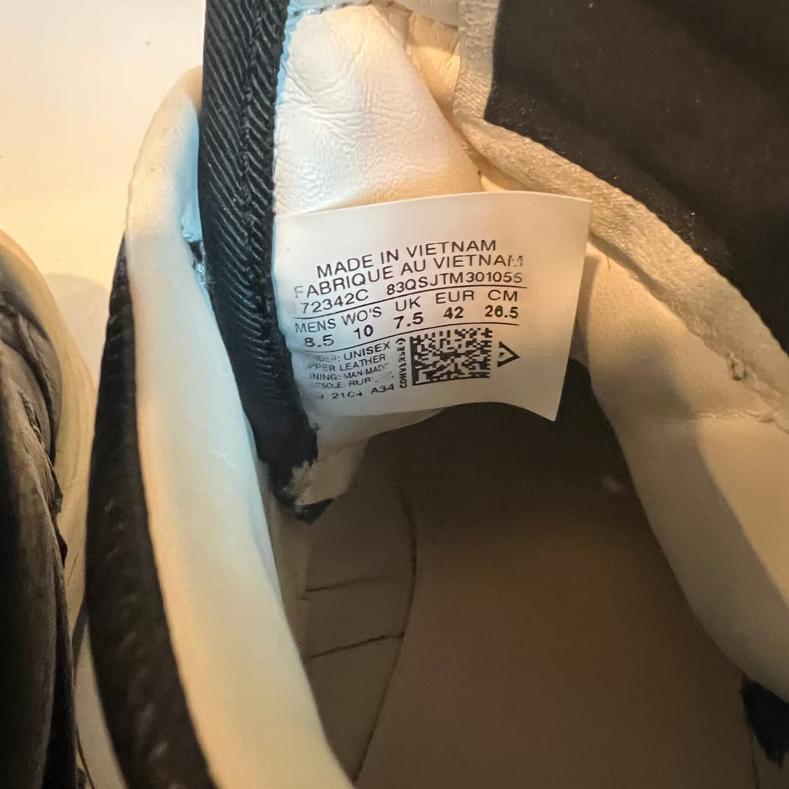 컨버스 x 릭 오웬스 다크쉐도우 터보웨폰 블랙 슈즈 상품이미지7