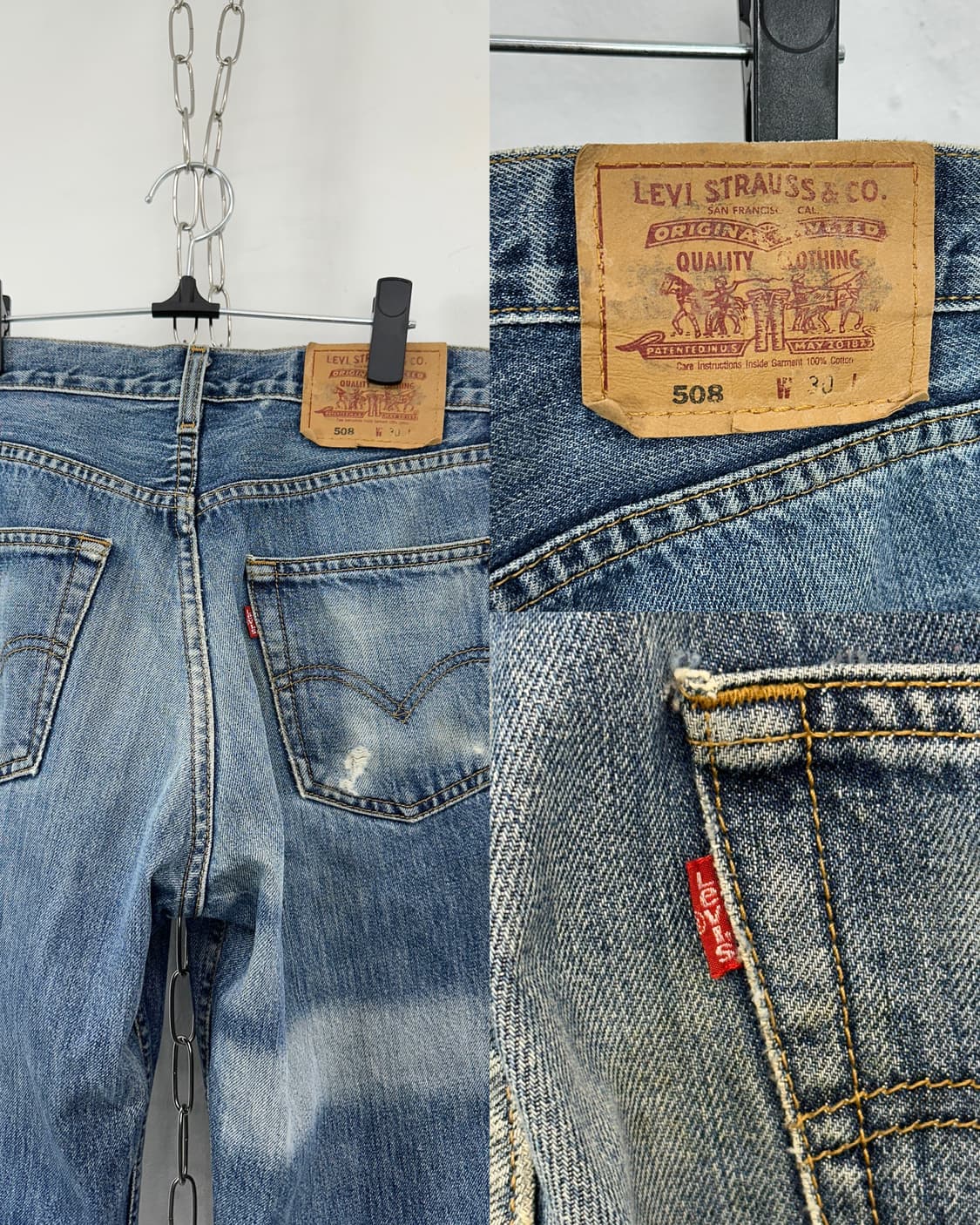 Levi’s 508 Fade Straight Denim 상품이미지10