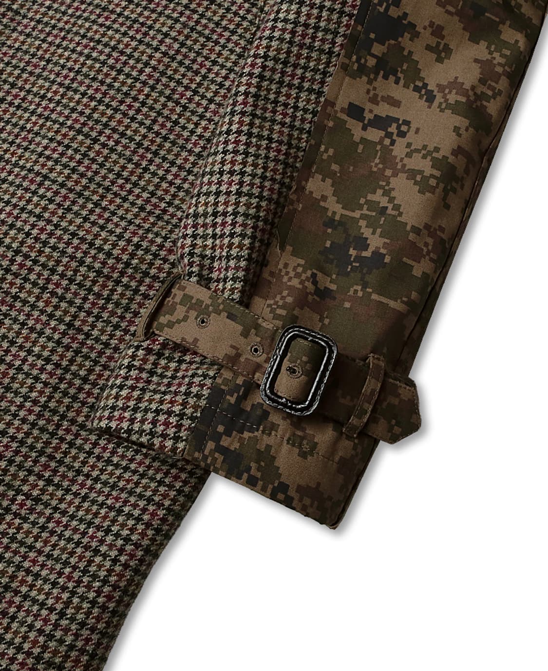 돈덥 [Dondup] 하운드투스 체크 카모플라쥬 반전 이태리 코트 상품이미지4