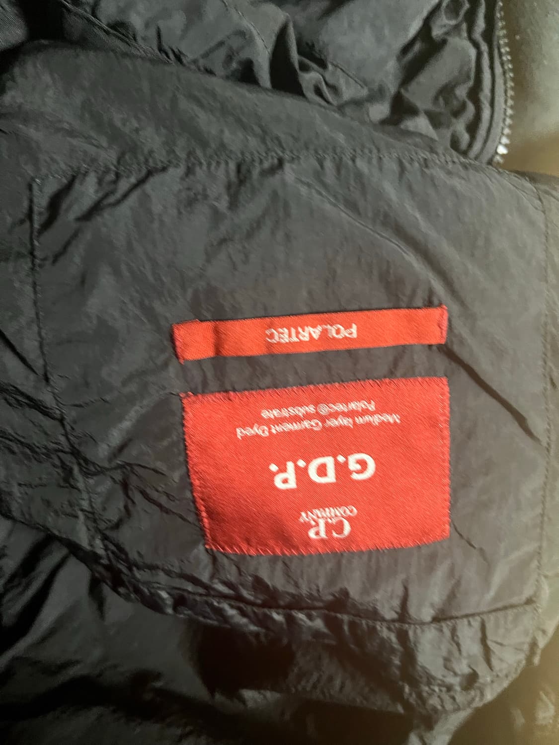 C.P. Company 씨피컴퍼니 G.D.P. 고글 자켓 블랙 23SS 상품이미지6