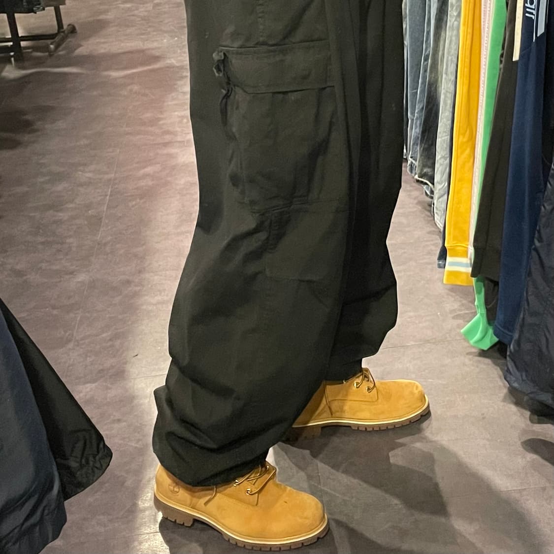 [IM] vtg advantex,inc 힙합 블랙 카고팬츠 상품이미지6