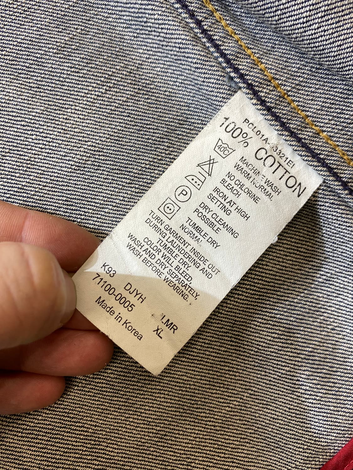 [XL] 00s Levi's 리바이스 엔지니어드 데님자켓 상품이미지8