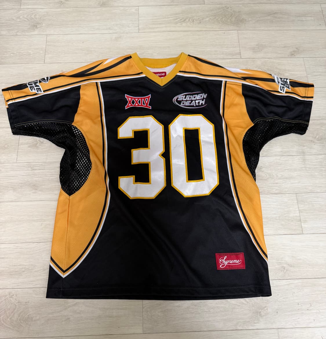 슈프림 서든 데스 풋볼 저지 블랙 상품이미지1