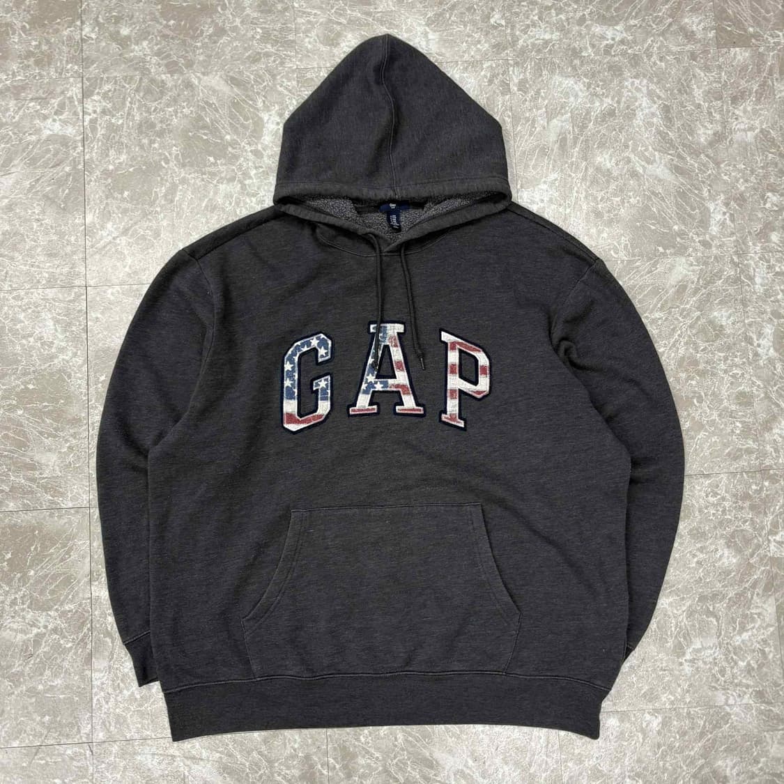 Gap 갭 성조기 그레이 스웨트셔츠 후드티(XXL) 상품이미지2
