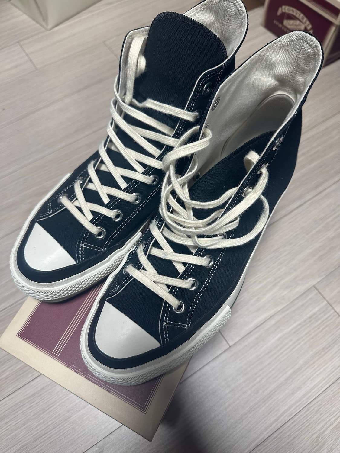 [260] 컨버스 타임라인 50 Hi 블랙 상품이미지1