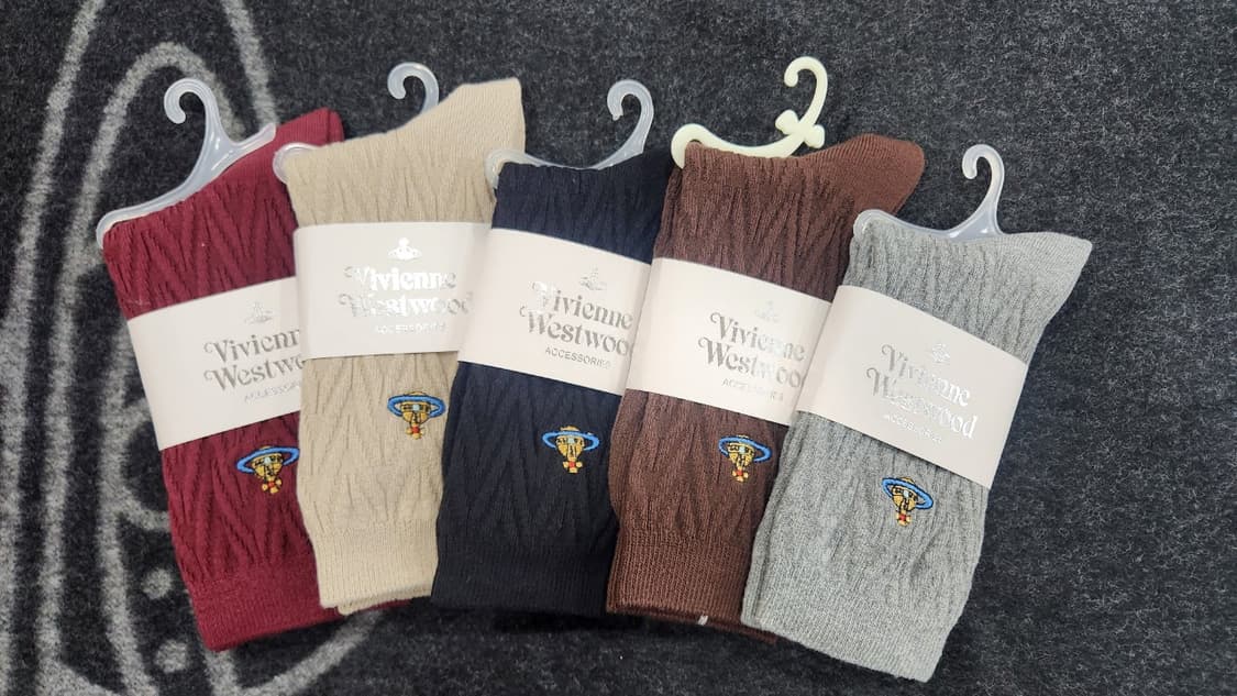 비비안웨스트우드 무지 양말 (새것) 상품이미지2