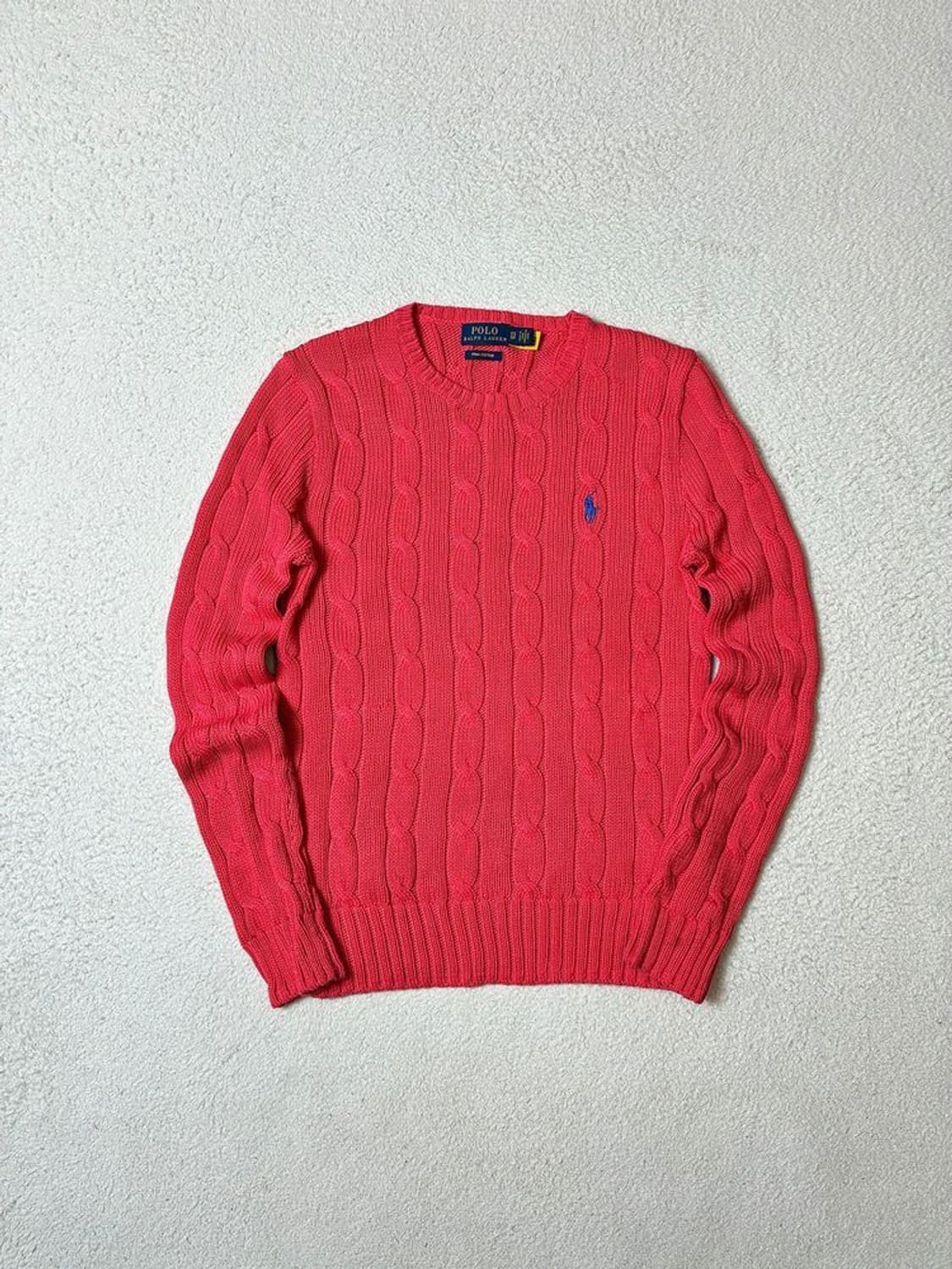 폴로 랄프로렌 큐알 코튼 꽈배기 니트 PN7575 상품이미지1